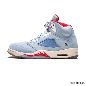 Alternative view of AJ 5 Retro Trophy Room Ice Blue Shoes Sneakers - nk0000146