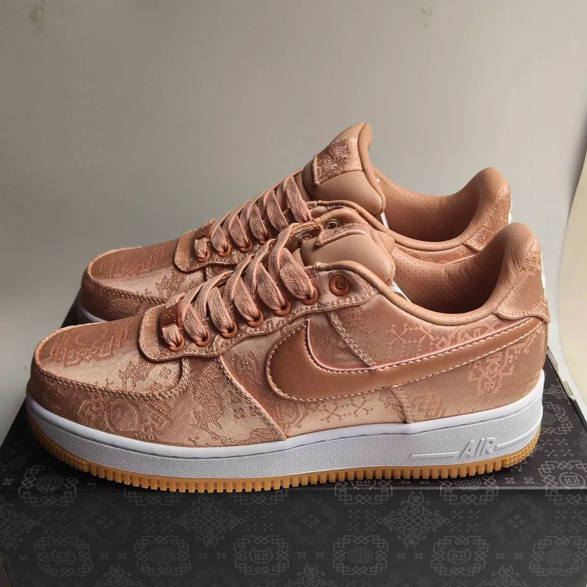 AF 1 Low Clot Rose Gold Silk Shoes Sneakers - nk0000199 - Image 5
