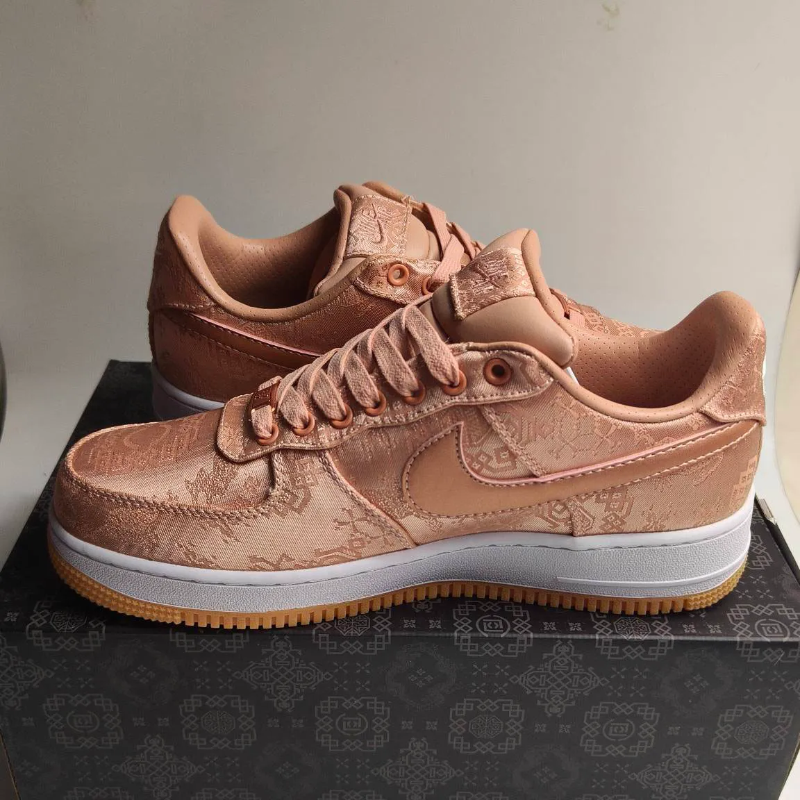 AF 1 Low Clot Rose Gold Silk Shoes Sneakers - nk0000199 - Image 7