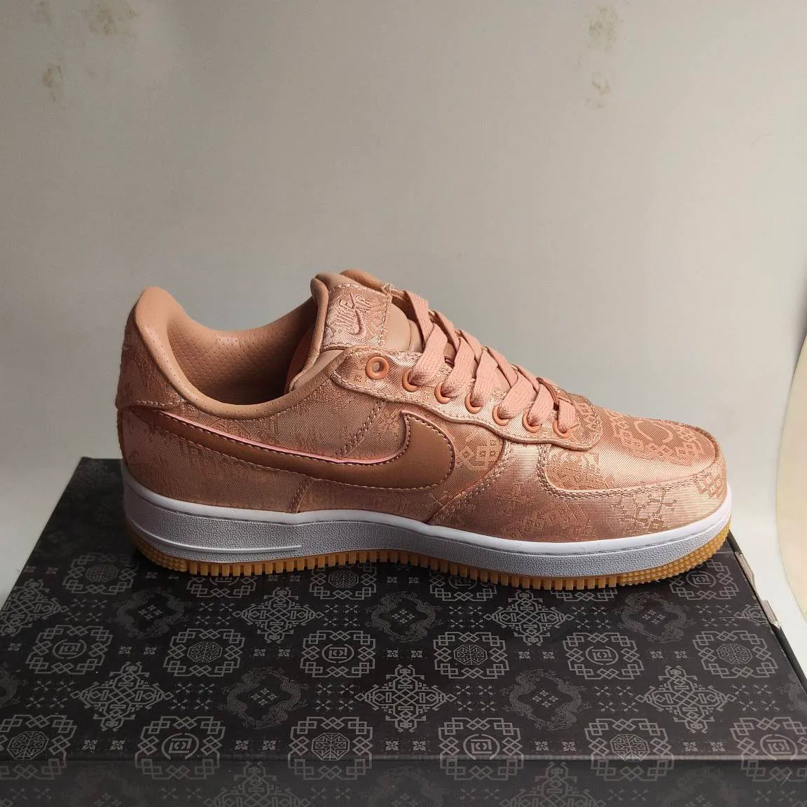 AF 1 Low Clot Rose Gold Silk Shoes Sneakers - nk0000199 - Image 8