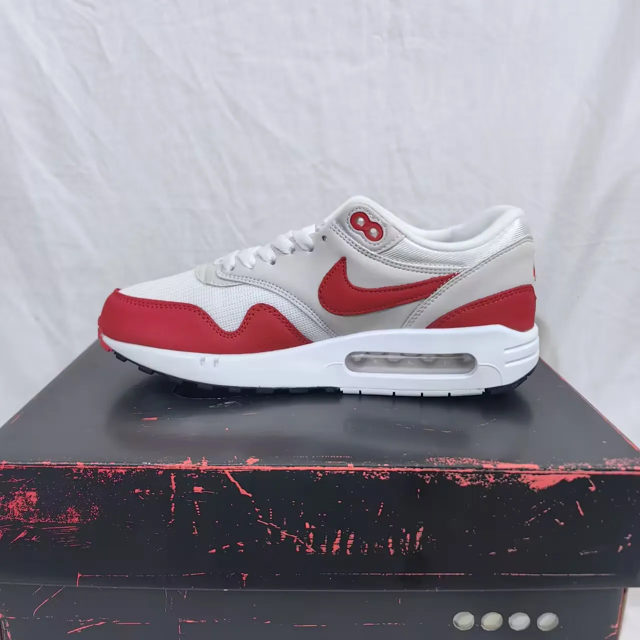 AM 1 Anniversary Red Shoes Sneakers - nk0000511 - Image 15