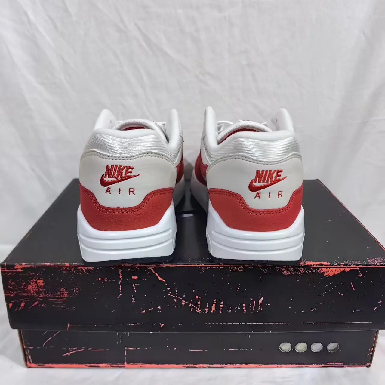 AM 1 Anniversary Red Shoes Sneakers - nk0000511 - Image 7