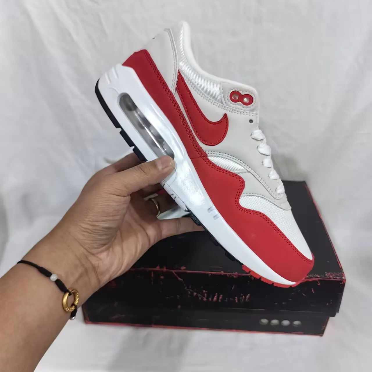 AM 1 Anniversary Red Shoes Sneakers - nk0000511 - Image 10