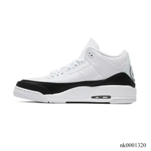 Alternative view of Fragment x AJ 3 White Black Shoes Sneakers - nk0001320