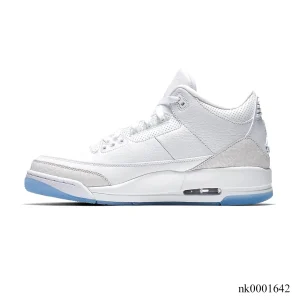 Alternative view of AJ 3 Pure White Shoes Sneakers - nk0001642