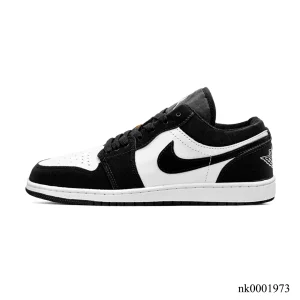 Alternative view of AJ 1 Low Black White Shoes Sneakers – nk0001973