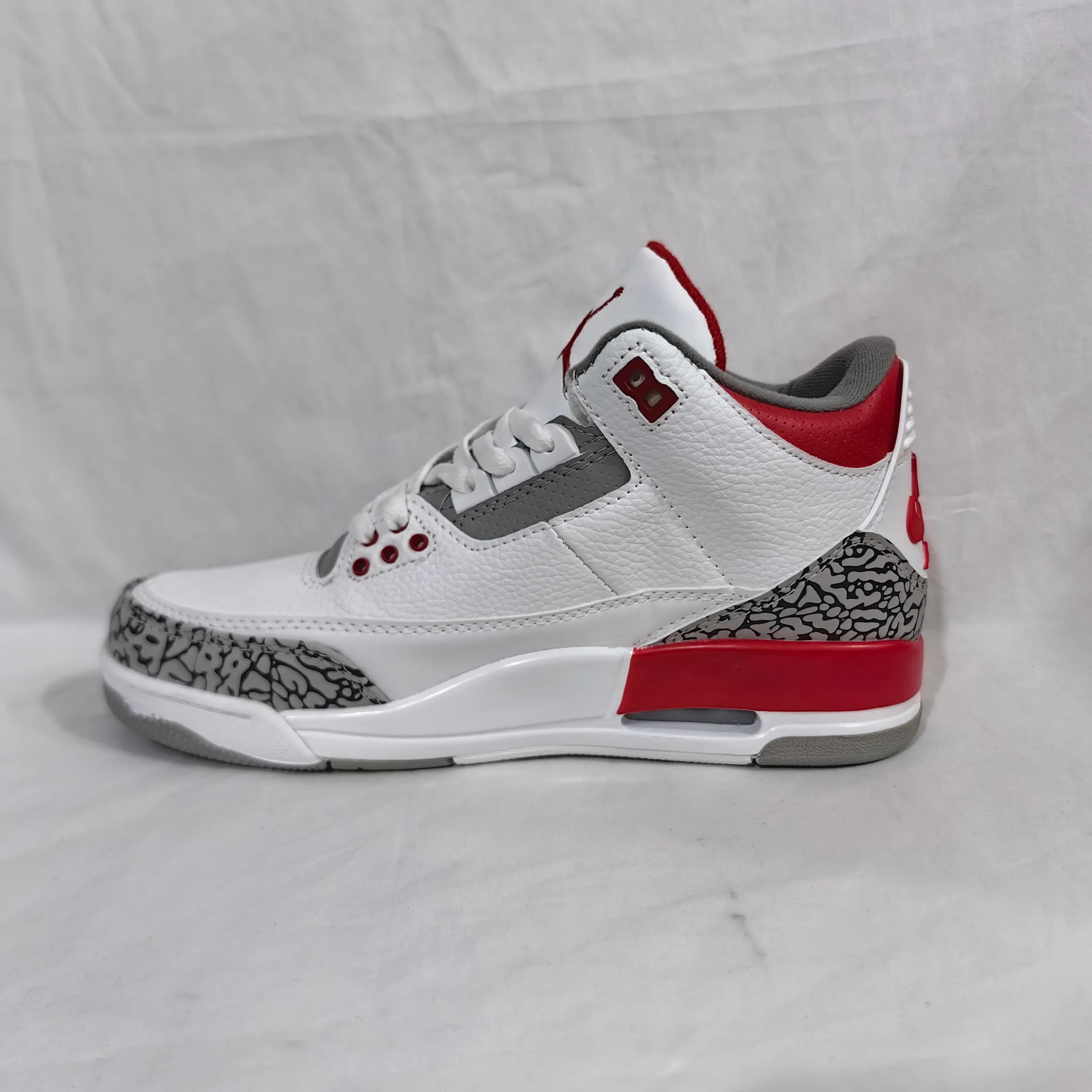 AJ 3 Retro Fire Red Shoes Sneakers - nk0002330 - Image 13