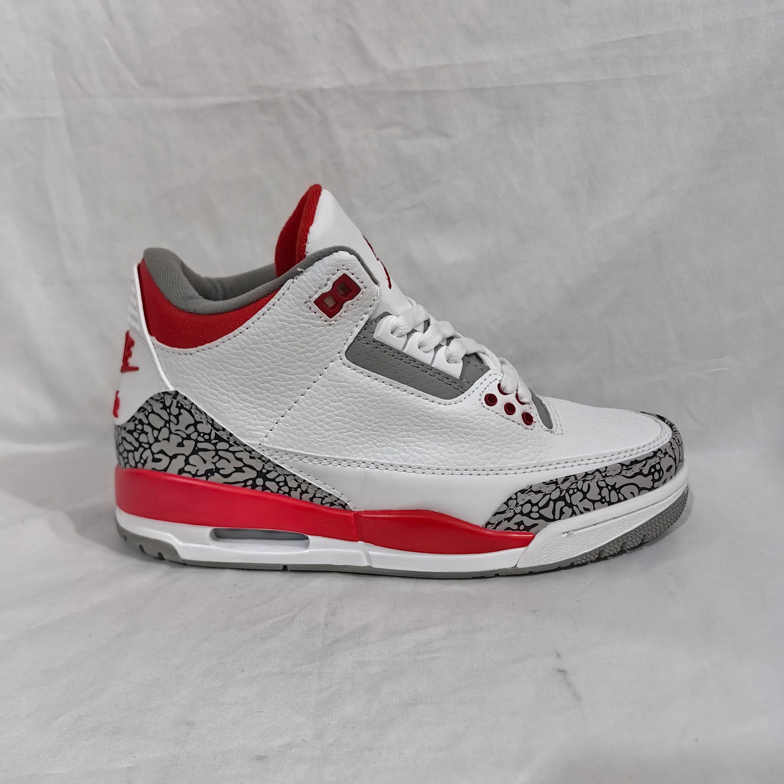 AJ 3 Retro Fire Red Shoes Sneakers - nk0002330 - Image 14