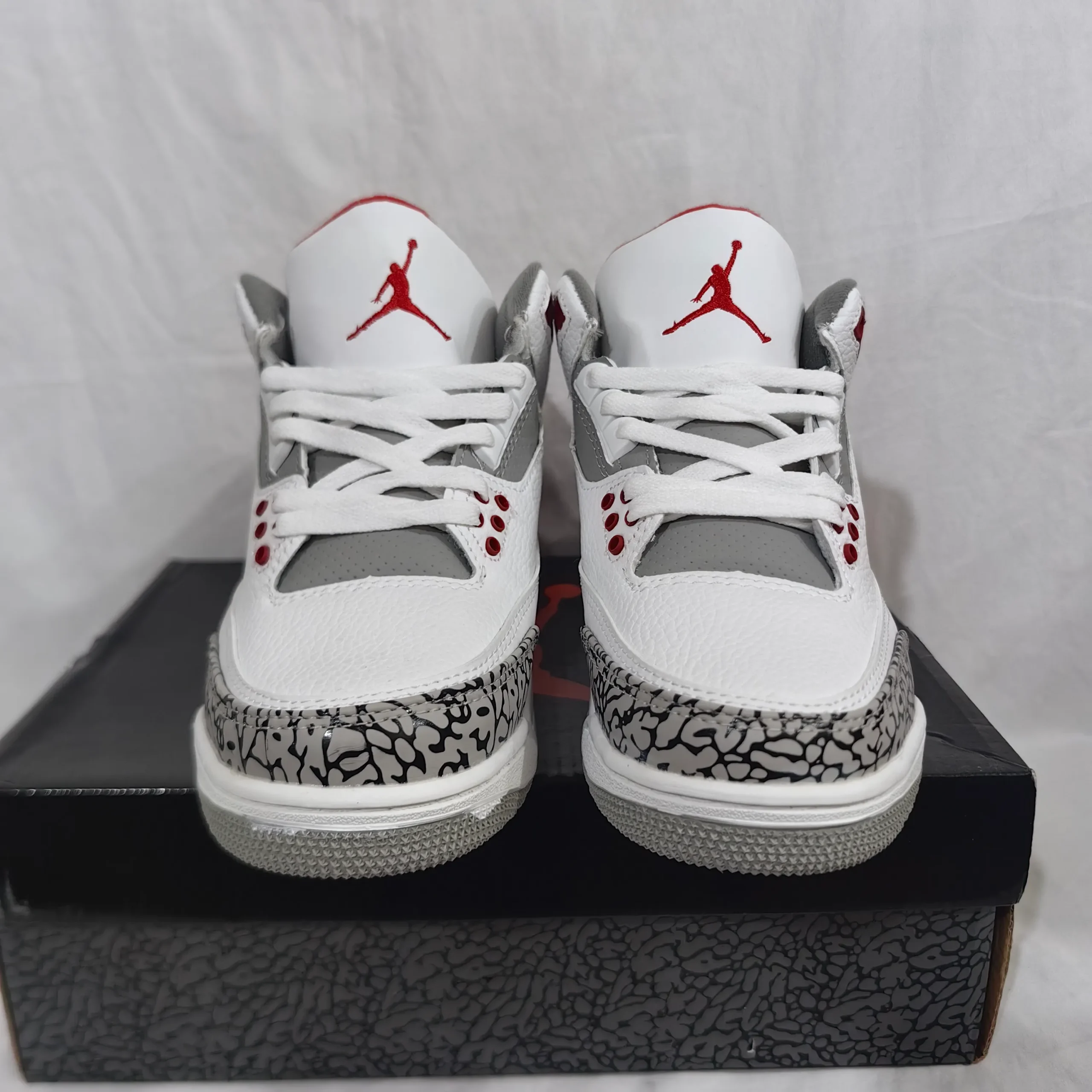 AJ 3 Retro Fire Red Shoes Sneakers - nk0002330 - Image 10