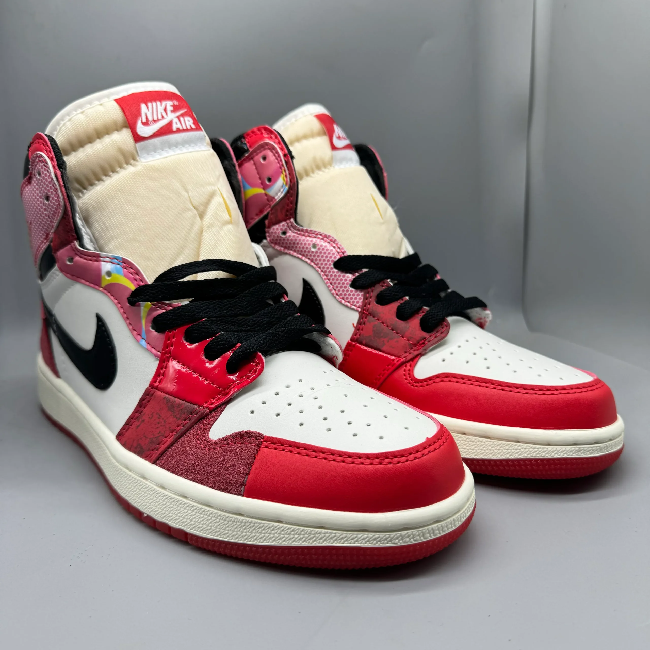 AJ 1 High OG Spider-Man Across the Spider-Verse Shoes Sneakers - nk0002967 - Image 3