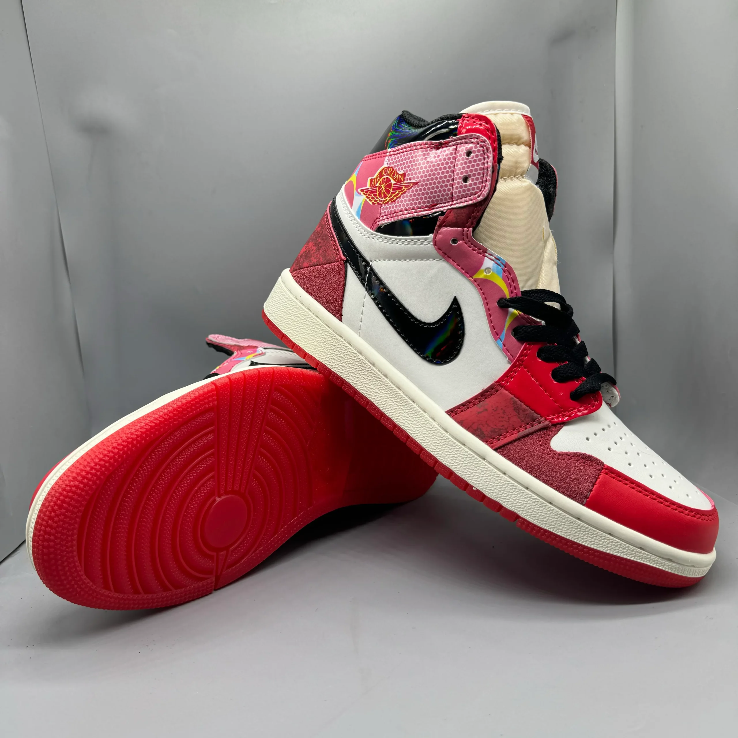 AJ 1 High OG Spider-Man Across the Spider-Verse Shoes Sneakers - nk0002967 - Image 5