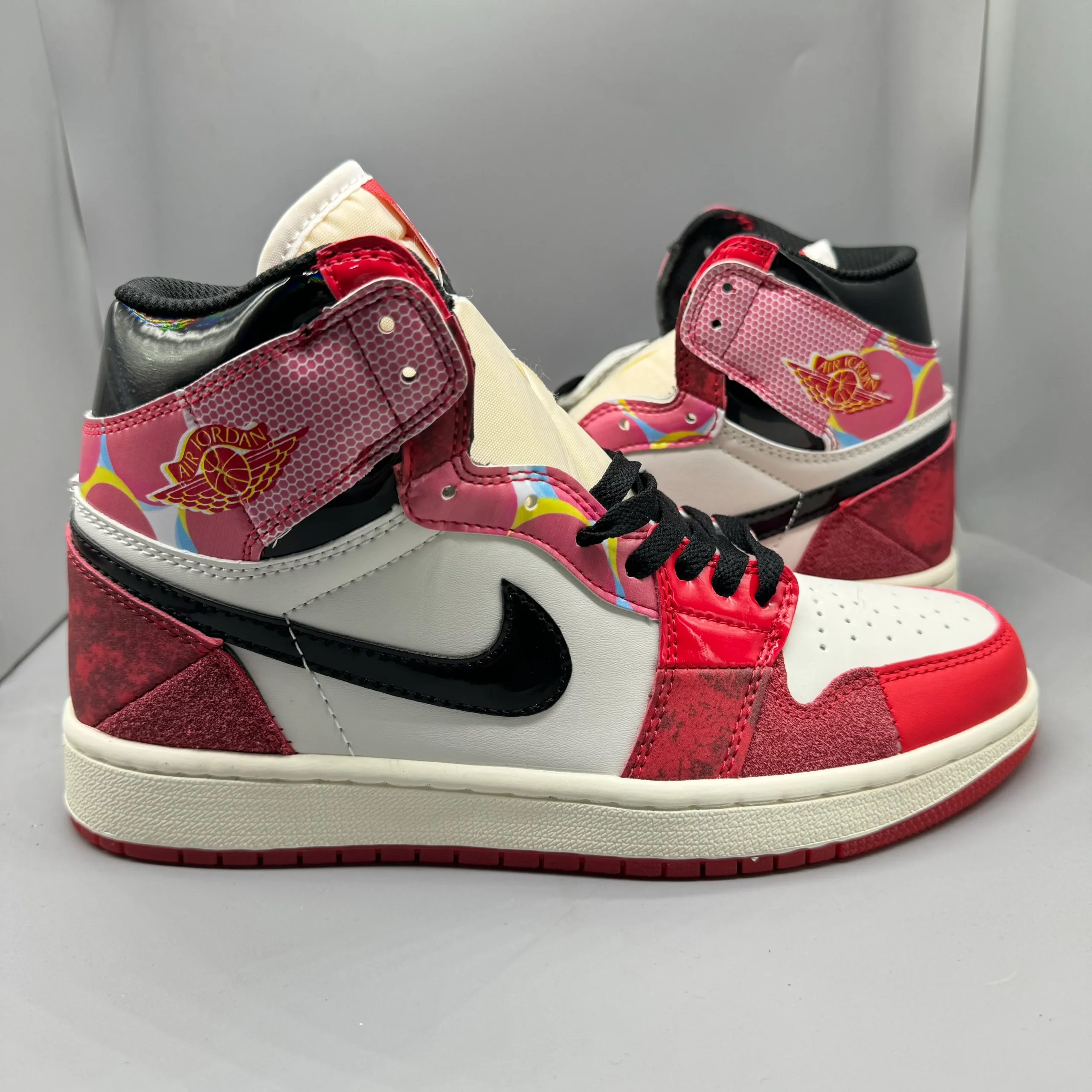 AJ 1 High OG Spider-Man Across the Spider-Verse Shoes Sneakers - nk0002967 - Image 6