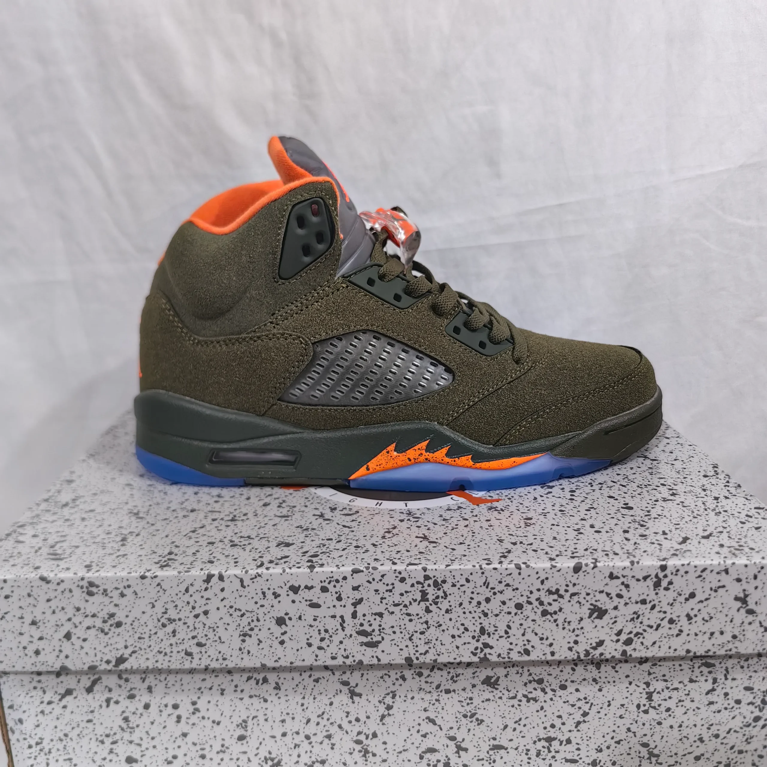 AJ 5 Olive Shoes Sneakers - nk0003202 - Image 15