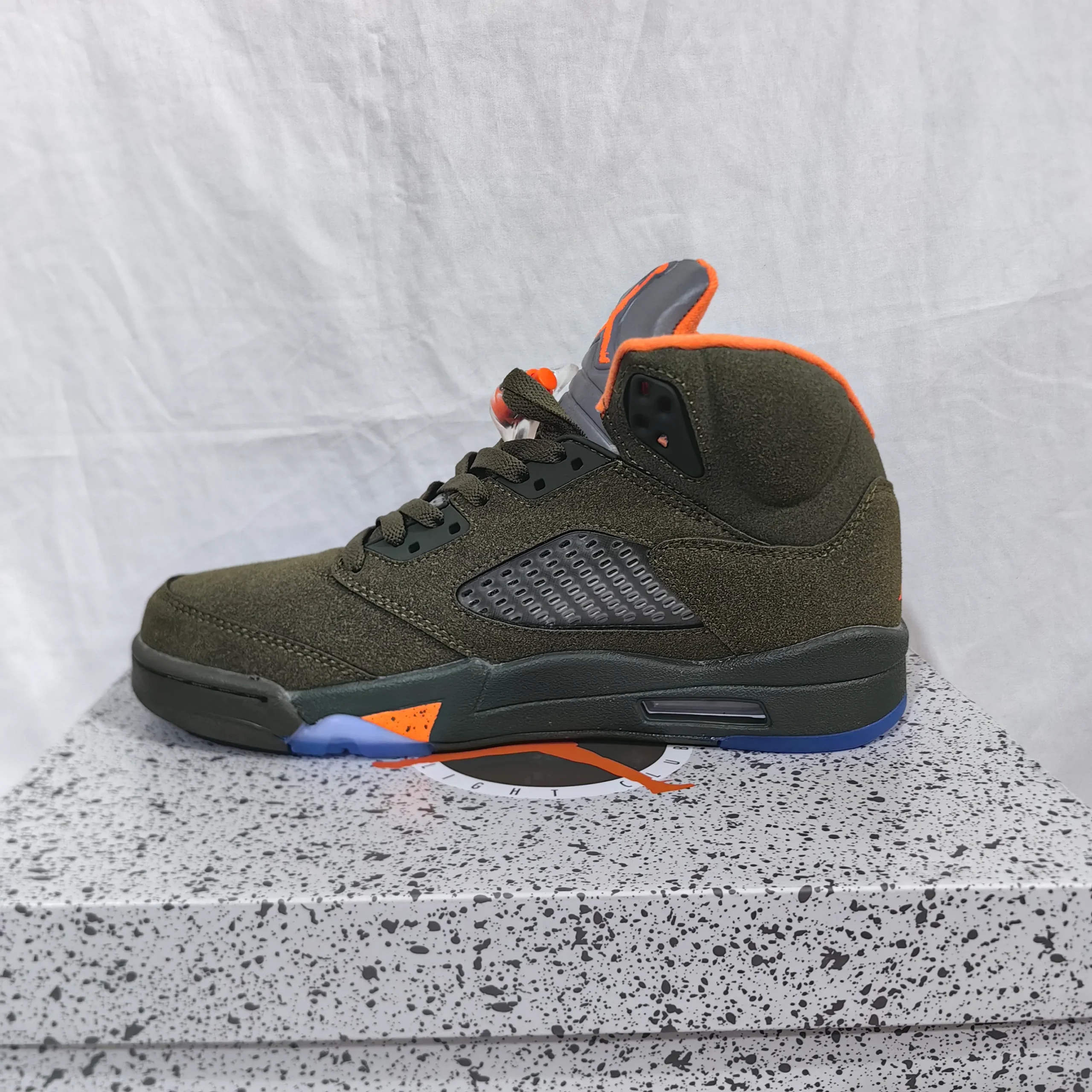 AJ 5 Olive Shoes Sneakers - nk0003202 - Image 16