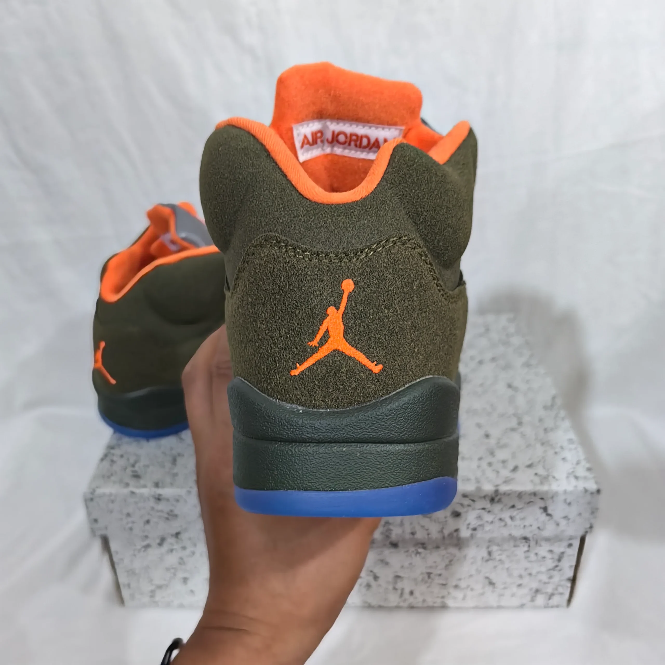 AJ 5 Olive Shoes Sneakers - nk0003202 - Image 9