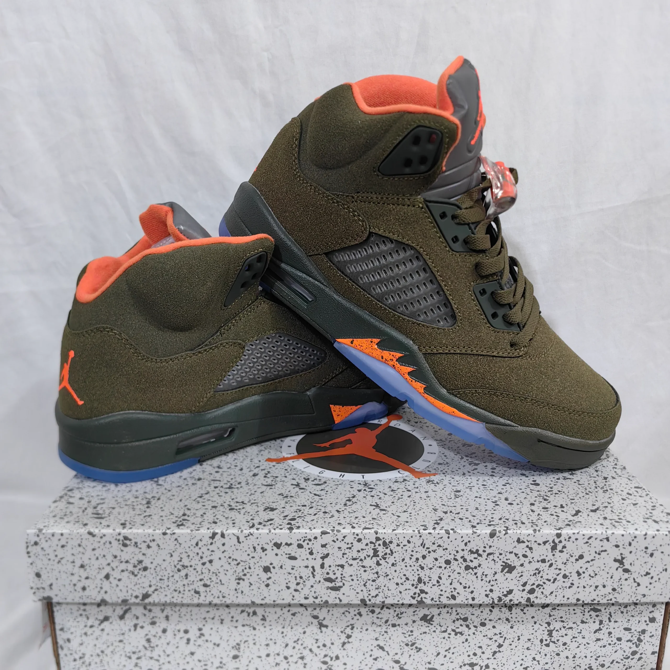 AJ 5 Olive Shoes Sneakers - nk0003202 - Image 10