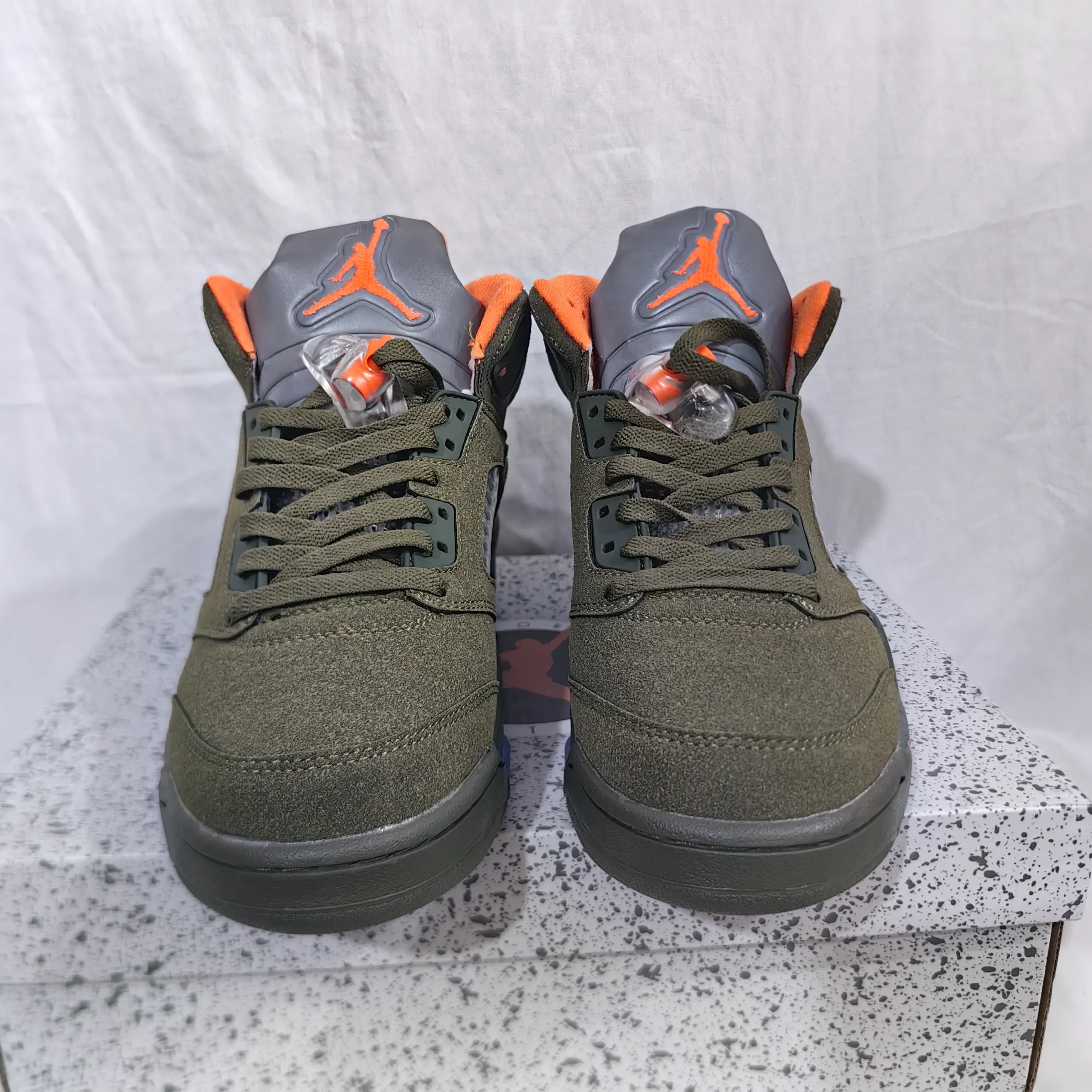 AJ 5 Olive Shoes Sneakers - nk0003202 - Image 12