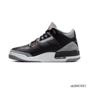 Alternative view of AJ 3 Black Cement 2024 Shoes Sneakers - nk0003883