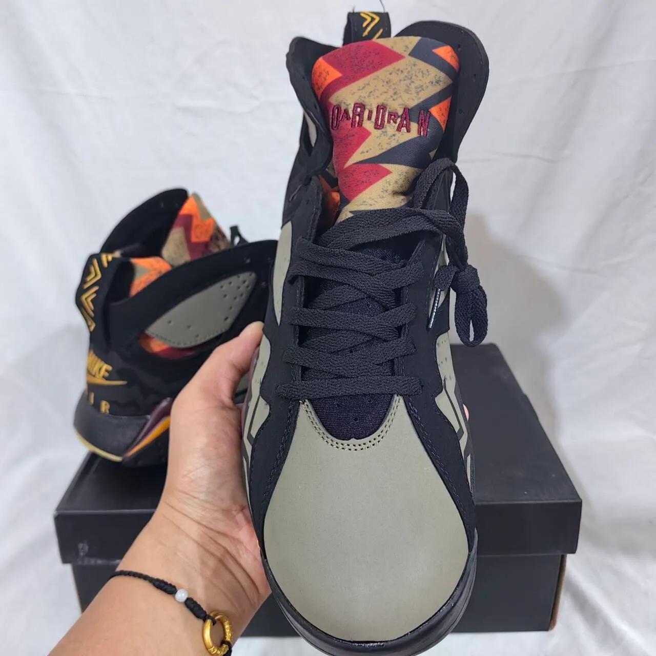 AJ 7 Retro Black Olive Shoes Sneakers - nk0003930 - Image 7