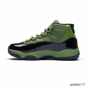 Alternative view of AJ 11 Retro Olive and Black Shoes Sneakers - nk0004177