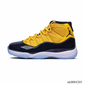 Alternative view of AJ 11 Black Yellow Shoes Sneakers - nk0004205