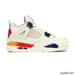 J Balvin x AJ 4 Medellín Sunset Shoes Sneakers - nk0004249