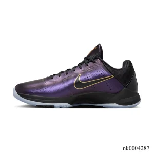 Alternative view of Kobe 5 Year of the Mamba (Eggplant) Shoes Sneakers - nk0004287