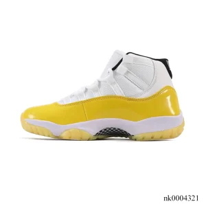 Alternative view of AJ 11 White Yellow Shoes Sneakers - nk0004321