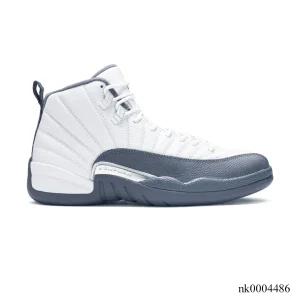 AJ 12 White Dark Grey Shoes Sneakers – nk0004486