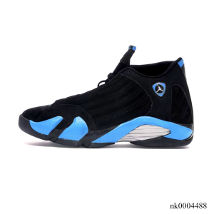 Alternative view of AJ 14 Black University Blue Shoes Sneakers – nk0004488