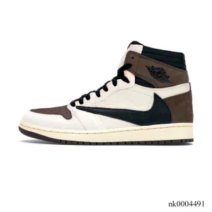 Alternative view of Travis Scott x AJ 1 High OG SP Reverse Mocha Shoes Sneakers – nk0004491