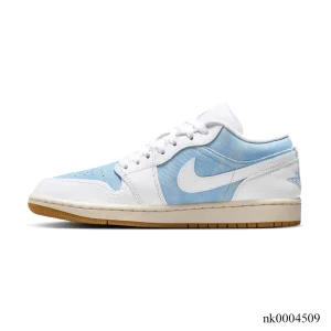 Alternative view of AJ 1 Low Worn Blue Shoes Sneakers – nk0004509