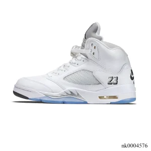 Alternative view of AJ 5 White Metallic (2026) Shoes Sneakers - nk0004576