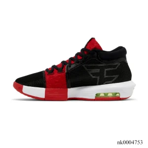 Alternative view of FaZe Clan x LeBron Witness 8 Bred Shoes Sneakers - nk0004753