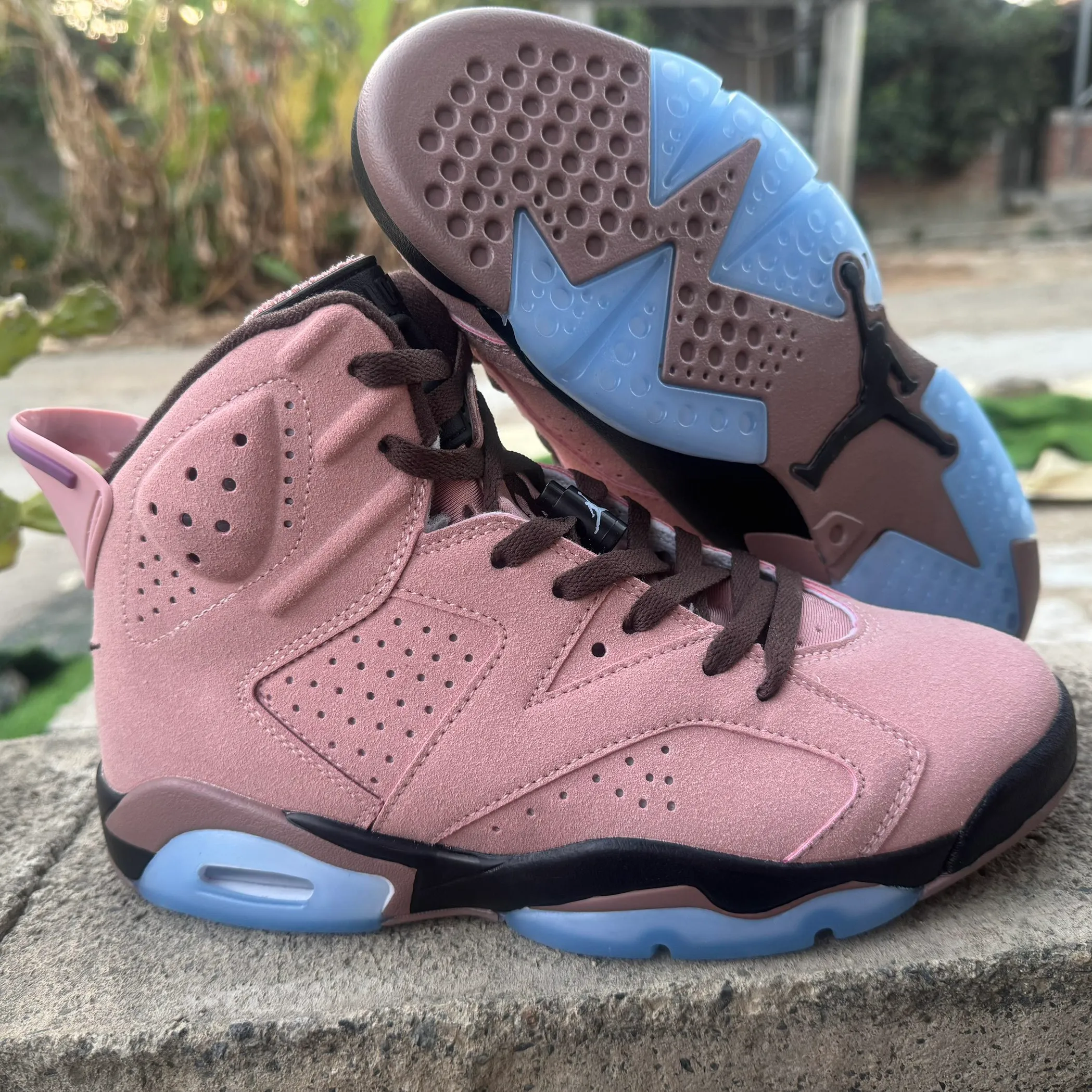A Ma Maniere x AJ 6 SP Black Smokey Mauve Shoes Sneakers - nk0004756 - Image 5