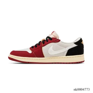 Alternative view of Trophy Room x AJ 1 Low OG (White Swoosh) Shoes Sneakers – nk0004773