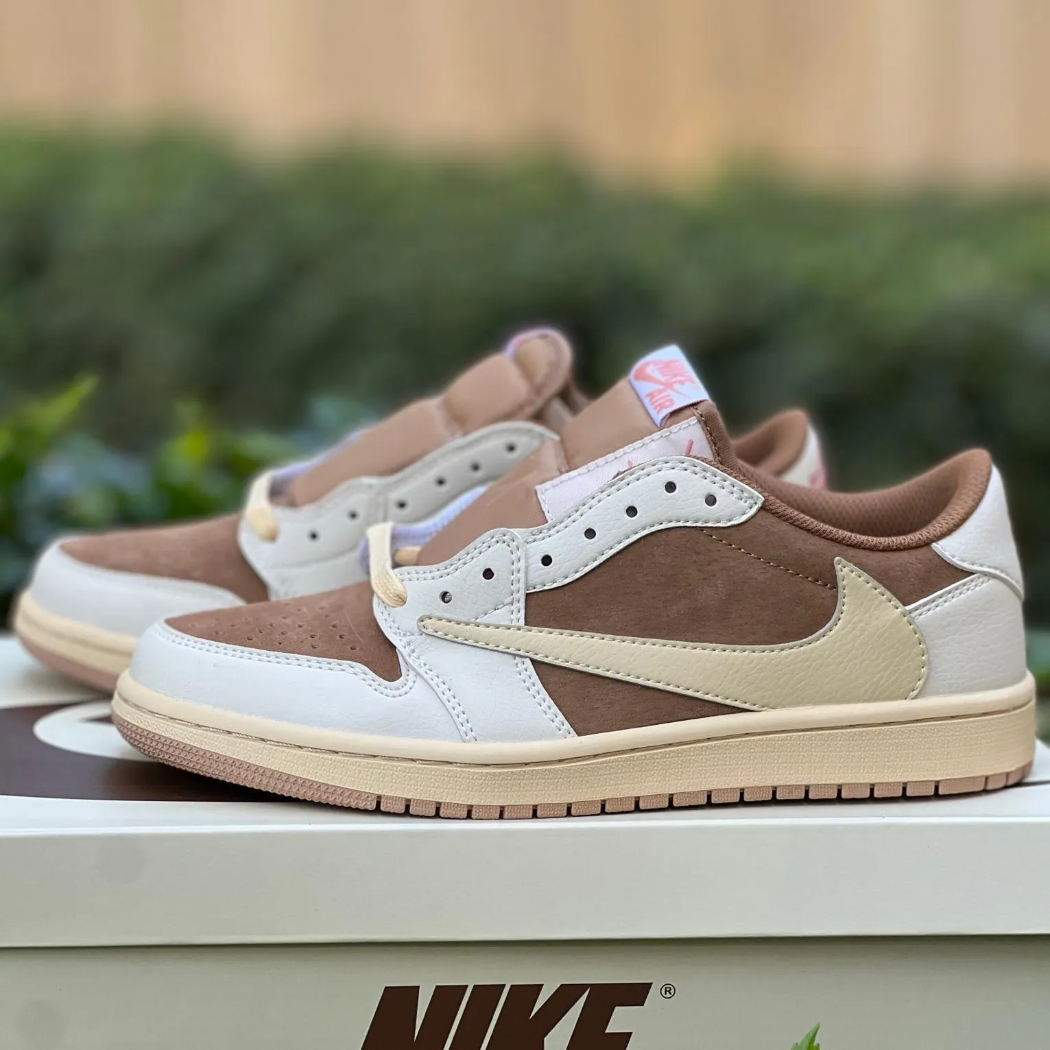 Travis Scott x AJ 1 Low OG Brown Shy Shoes Sneakers – nk0004811 - Image 12