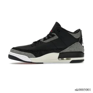 Alternative view of Levi’s x AJ 3 Black Denim Shoes Sneakers – nk0005001