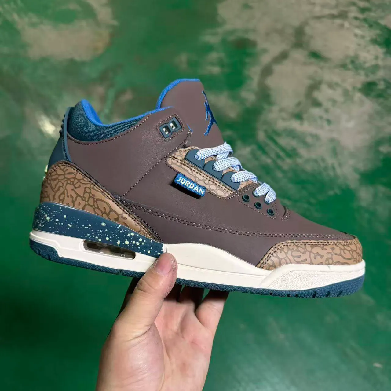 AJ 3 Retro Olive Grey Shoes Sneakers – nk0005037 - Image 7