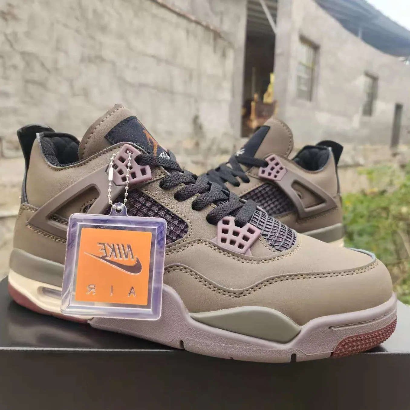 A Ma ManiƩre x AJ 4 Dark Mocha Shoes Sneakers - nk0005119 - Image 3