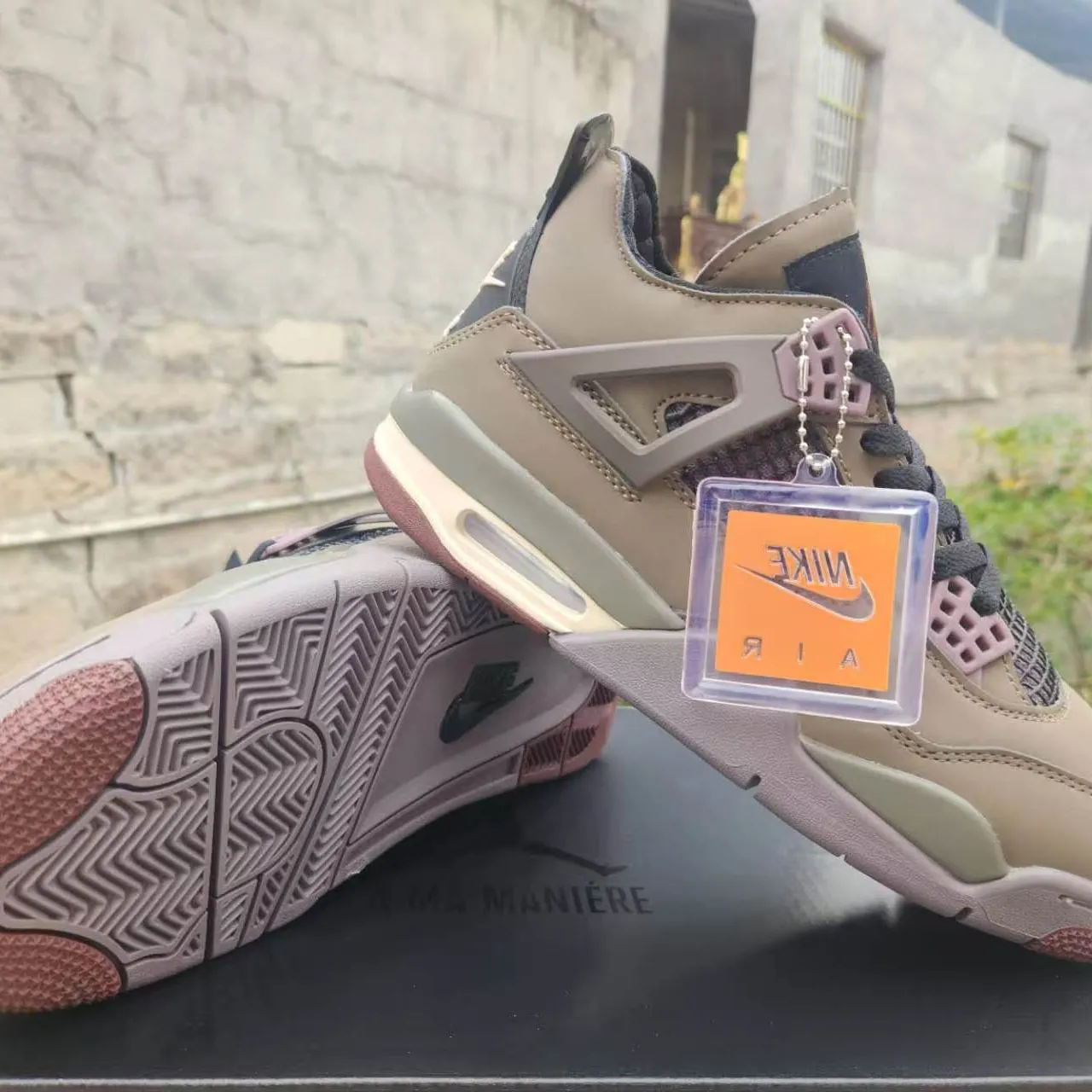 A Ma ManiƩre x AJ 4 Dark Mocha Shoes Sneakers - nk0005119 - Image 4