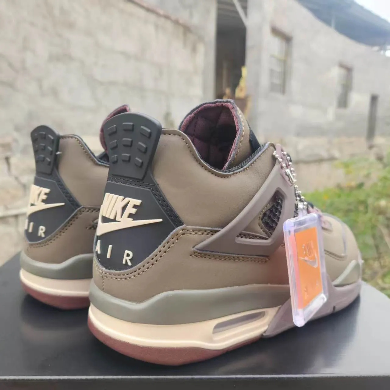 A Ma ManiƩre x AJ 4 Dark Mocha Shoes Sneakers - nk0005119 - Image 5
