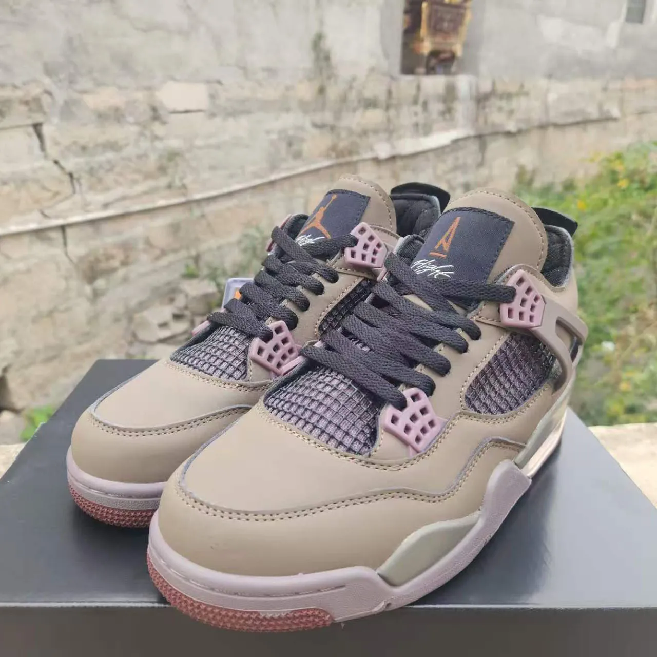 A Ma ManiƩre x AJ 4 Dark Mocha Shoes Sneakers - nk0005119 - Image 6