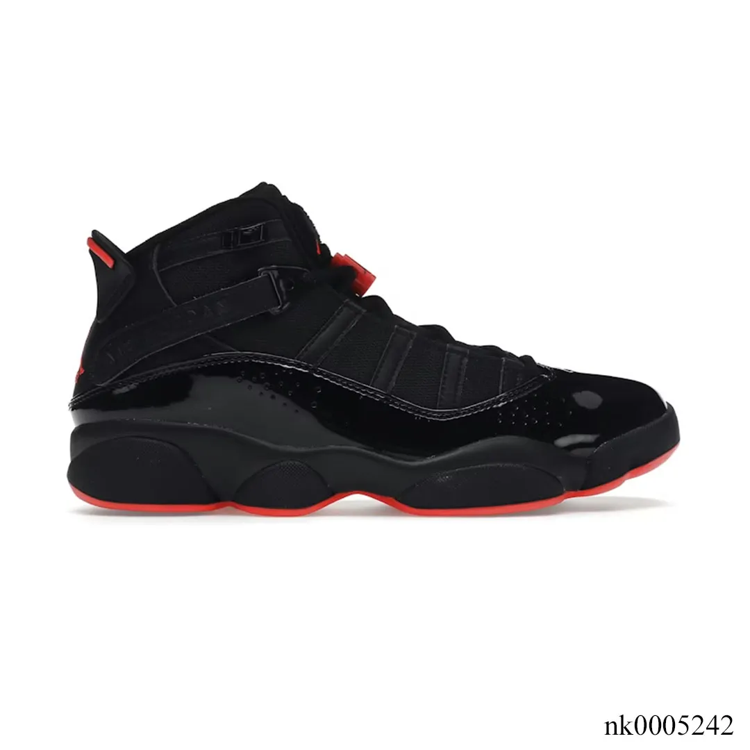 AJ 6 Rings Black Infrared Shoes Sneakers - nk0005242