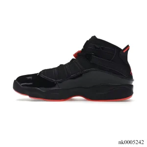 Alternative view of AJ 6 Rings Black Infrared Shoes Sneakers - nk0005242