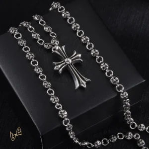 Alternative view of CH Cross Pendant Necklace - CH0018