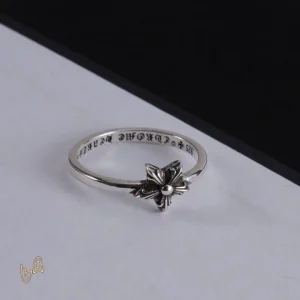 CH Silver Cross Start Ring - CH0083