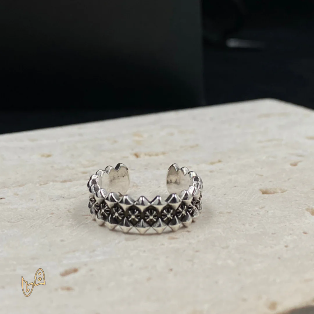 CH Star Stacker Cuff Ring - CH0086