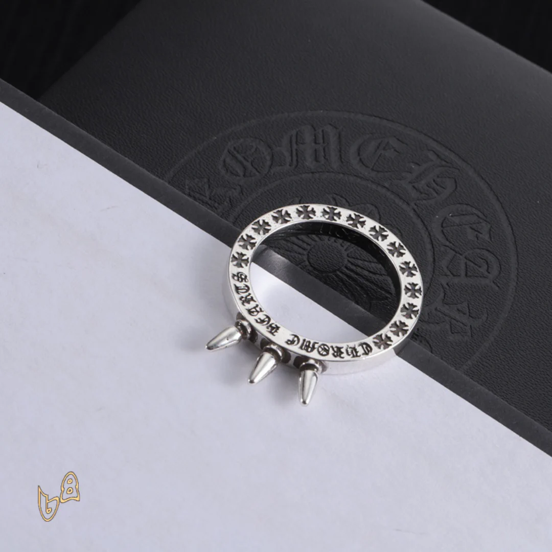 CH Triple Spike Ring - CH0092 - Image 4