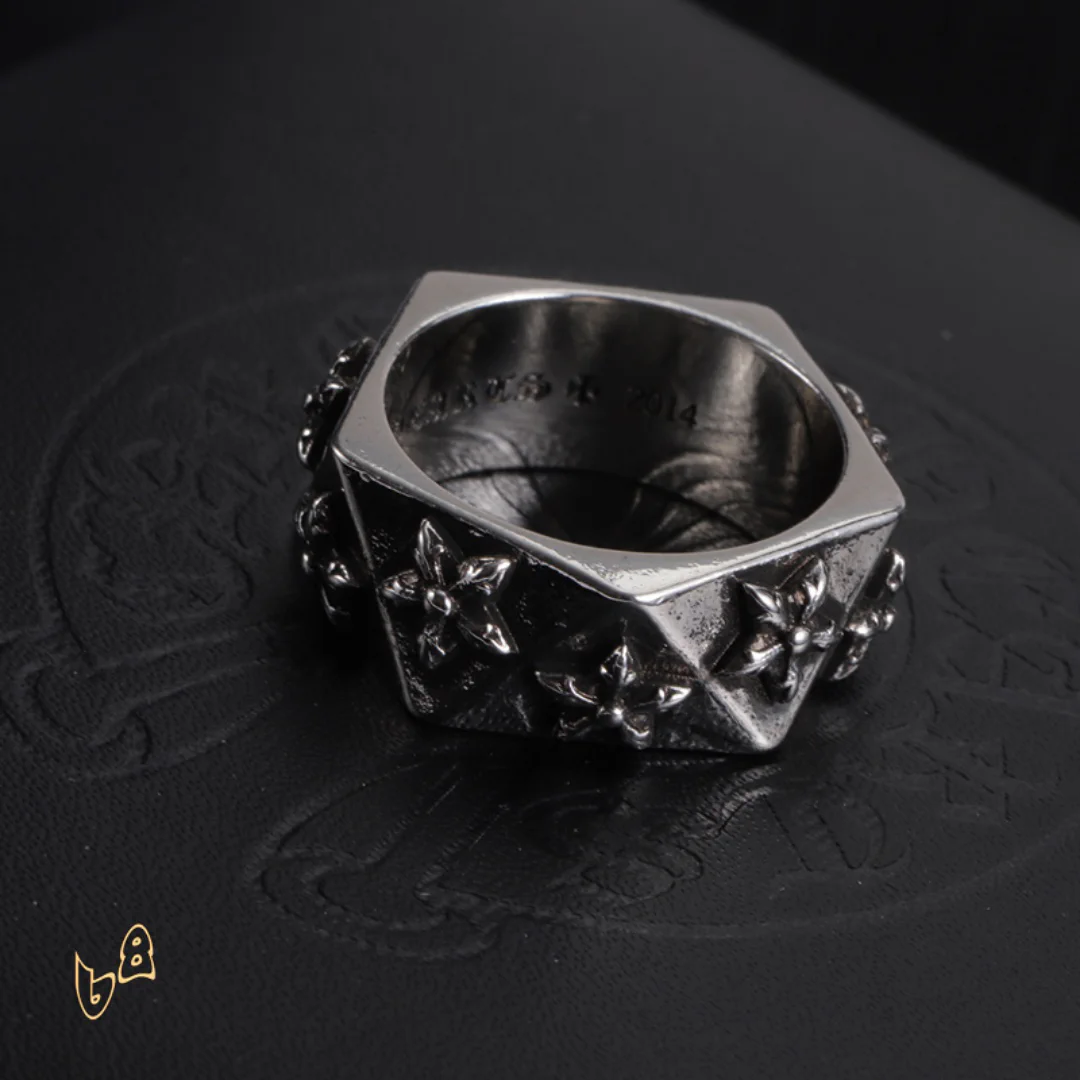 CH Cross Flower Ring - CH0099 - Image 2